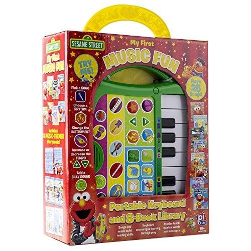 My First Music Fun: Portable Keyboard and 8-Book Library (Sesame Street)