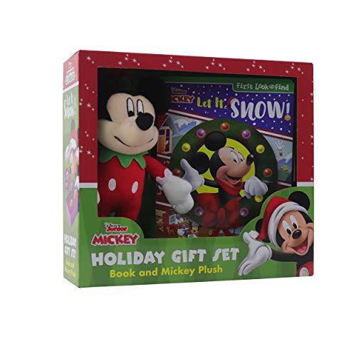 Let It Snow! Holiday Gift Set Book and Mickey Plush (Disney Junior Mickey)
