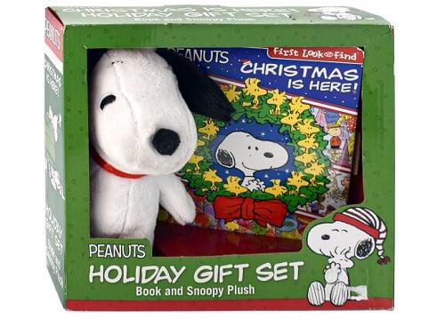 Peanuts Holiday Gift Set (Book and Snoopy Plush)