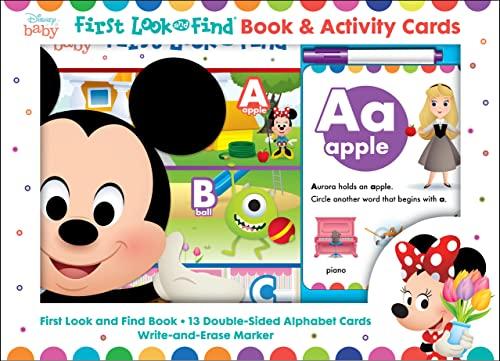 First Look and Find: Book & Activity Cards (Disney Baby)