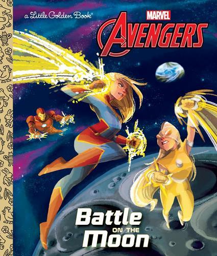 Battle on Moon (Marvel Avengers, Little Golden Book)