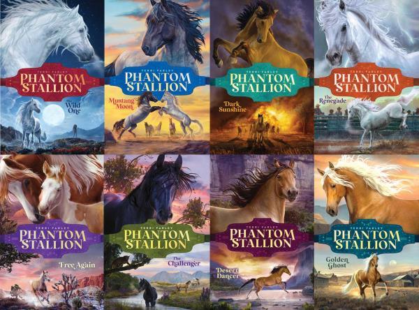 Phantom Stallion Book Set (The Wild One/Mustang Moon/Dark Sunshine/The Renegade/Free Again/The Challenger/Desert Dancer/Golden Ghost)