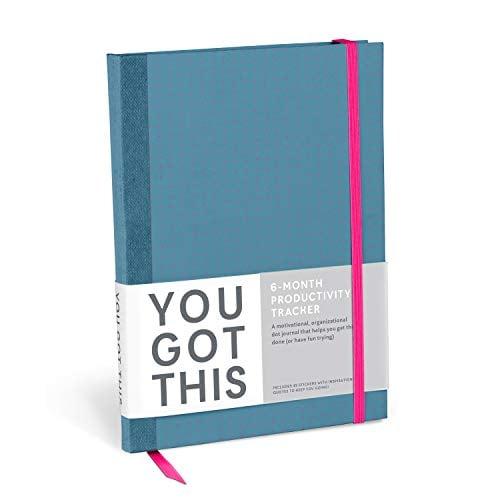 You Got This: 6-Month Productivity Tracker (Blue)