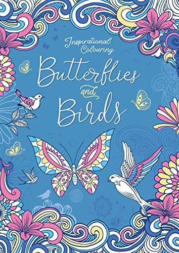 Butterflies and Birds: Inspirational Coloring Book