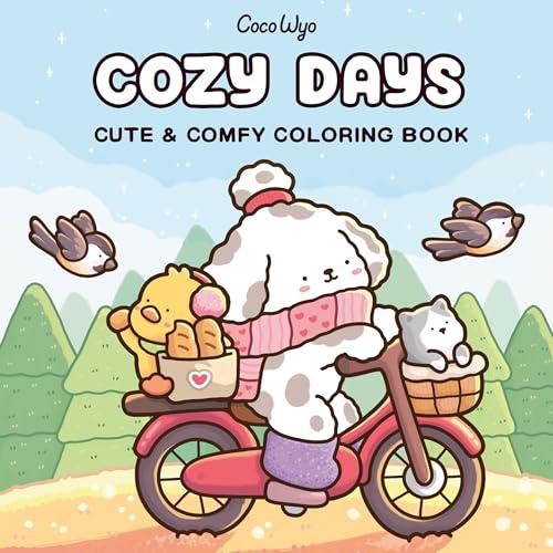 Cozy Days: Cute & Comfy Coloring Book (Cozy Spaces Coloring)