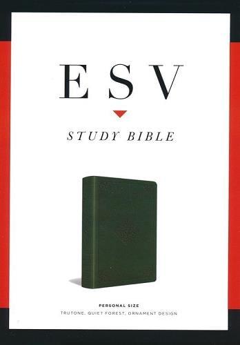 ESV, Personal Size Study Bible (TruTone, Quiet Forest, Ornament Design)