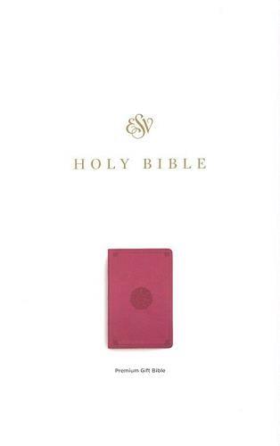 ESV, Premium Gift Holy Bible (TruTone, Raspberry, Emblem Design)