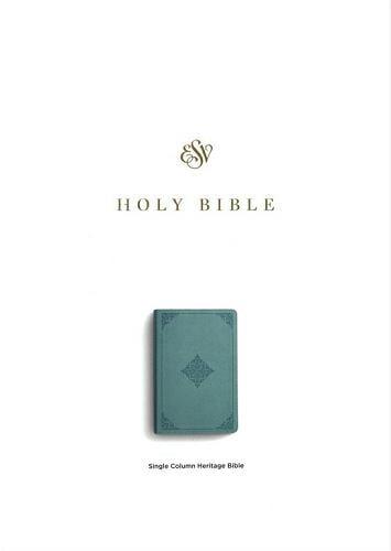 ESV, Single Column Heritage Holy Bible (TruTone, Paris Sky, Fleur-de-lis Design)