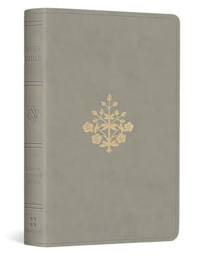 ESV, Vest Pocket New Testament With Psalms and Proverbs, Holy Bible (TruTone, Stone, Branch Design)