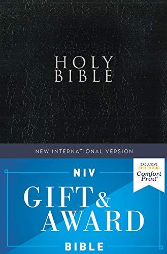 NIV Gift and Award Bible (Comfort Print, Black Leather-Look)