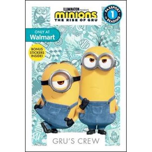 Paper Projects 01.70.22.027 Minions : The Rise of Gru Mega Pack | Trois types d'autocollants (environ 150 au total) | Réutilisable sur des surfaces non poreuses, multicolore, 29,7 cm x 11 cm