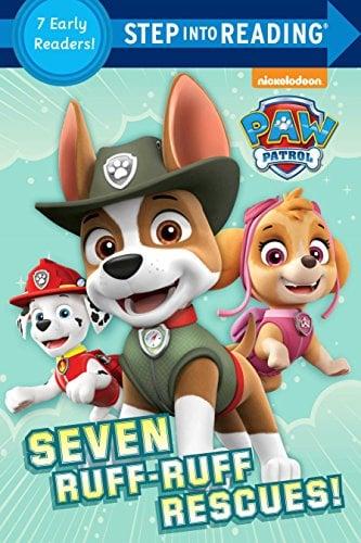 Seven Ruff-Ruff Rescues! (Paw Patrol, Step Into Reading)