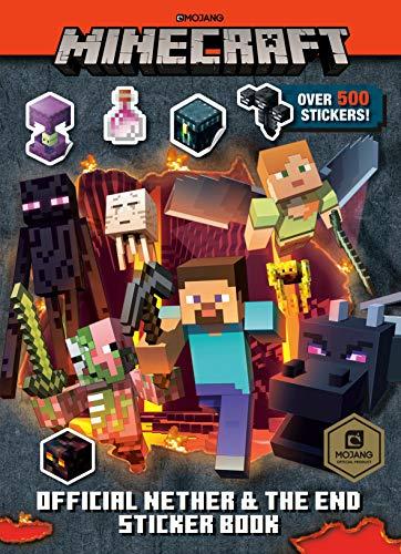 Official the Nether and the End Sticker Book (Minecraft)