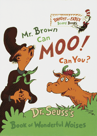 Mr. Brown Can Moo! Can You? (Bright & Early Board Books)