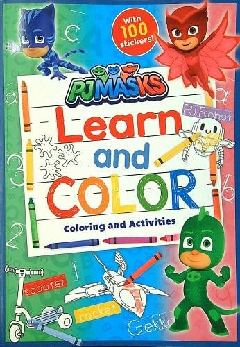 Learn and Color Coloring and Activities (PJ Masks)