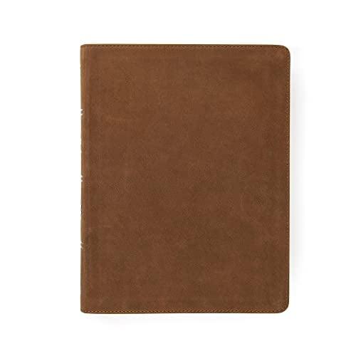 CSB Men of Character Bible (Thumb-Indexed, Brown Genuine Leather)