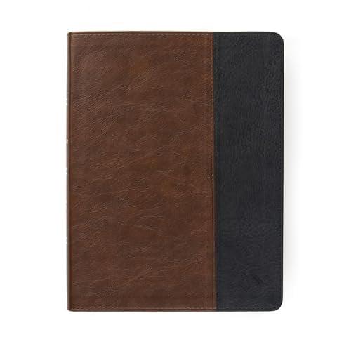 CSB, Men of Character Bible (Brown/Black LeatherTouch)