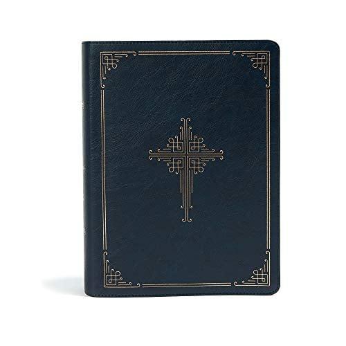 CSB Ancient Faith Study Bible (Indexed, Navy LeatherTouch)
