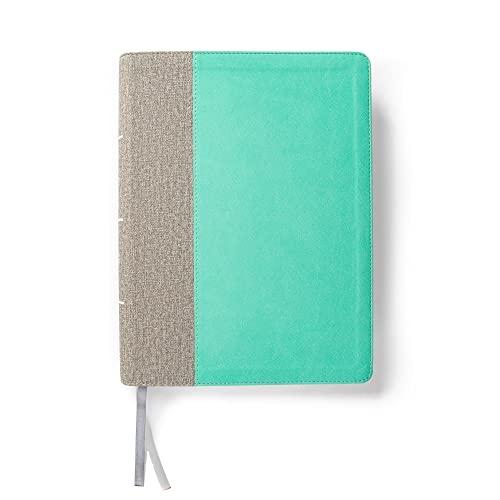 CSB Lifeway Women's Bible (Indexed, Gray/Mint LeatherTouch)