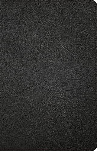 CSB Thinline Reference Bible (Black Genuine Leather)