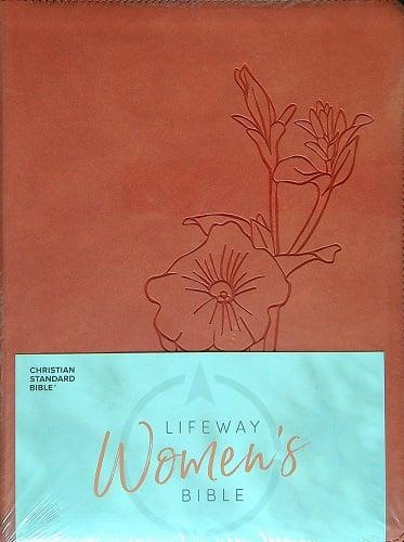 CSB Lifeway Women's Bible (Coral LeatherTouch)