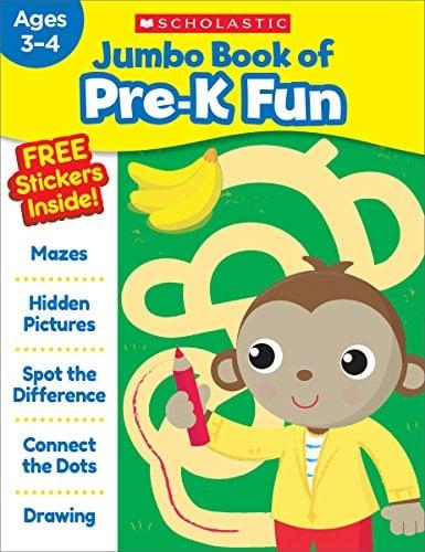 Jumbo Book of Pre-K Fun: Ages 3-4