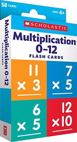Multiplication 0 - 12 Flash Cards