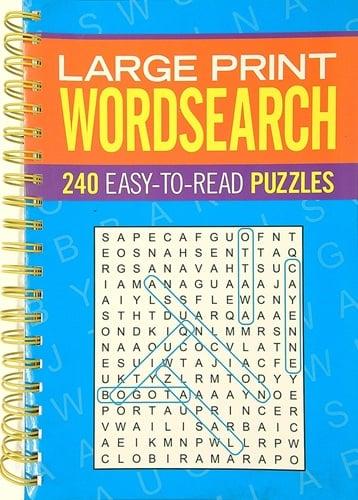 Large Print Wordsearch: 240 Easy-to-Read Puzzles