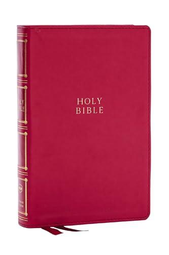 NKJV, Compact Center-Column Reference Bible (Thumb Indexed, #8983ROI - Rose Leathersoft)