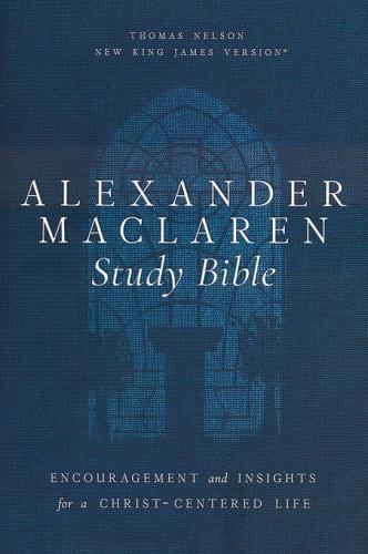 NKJV, Alexander Maclaren Study Bible (8783BL - Blue Leathersoft)