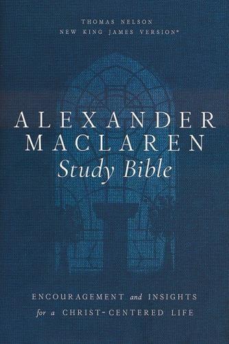NKJV, Alexander Maclaren Study Bible (8783GY - Black/Gray Leathersoft)