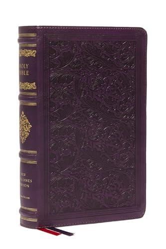 NKJV, Large Print Reference Bible (#6613PUR - Purple Leathersoft, Sovereign Collection)