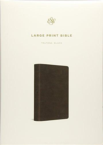 ESV Large Print Bible (TruTone, Black)