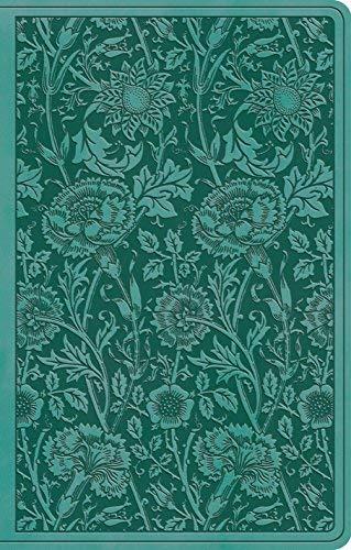 ESV Premium Gift Bible (TruTone Teal, Floral Design)