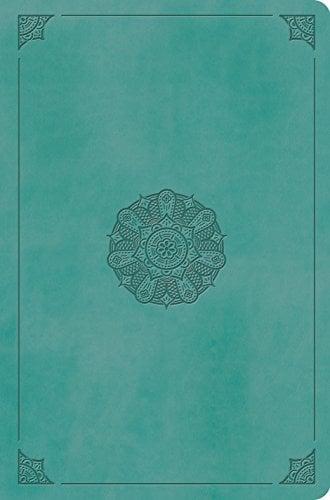 ESV, Value Compact Bible (TruTone, Turquoise, Emblem Design)