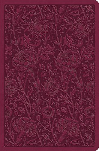 ESV Value Compact Bible (TruTone, Raspberry, Floral Design)