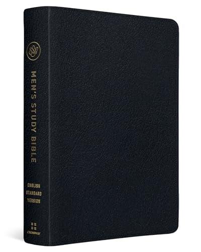 ESV, Men's Study Bible (Genuine Leather, Black)