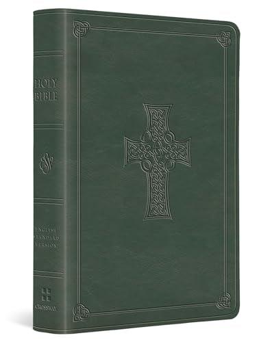 ESV, Value Large Print Compact Bible (TruTone, Quiet Forest, Celtic Cross Design)