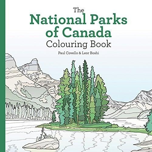 The National Parks of Canada Colouring Book