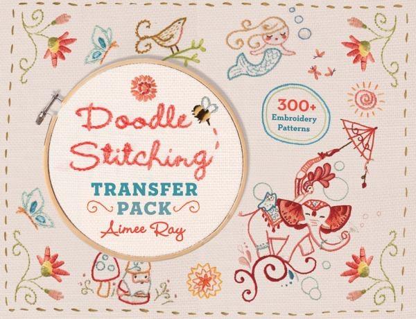 Doodle Stitching Transfer Pack : 300+ Embroidery Patterns
