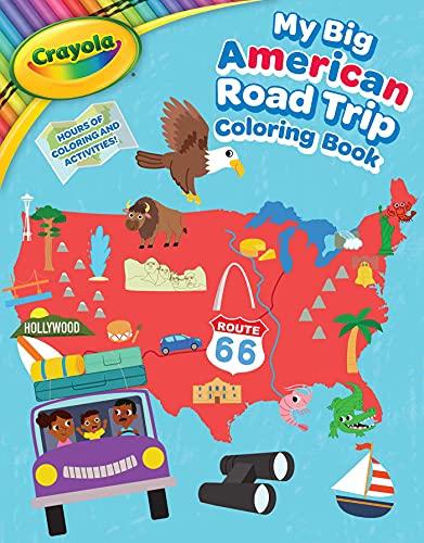 My Big American Road Trip Coloring Book (Crayola)