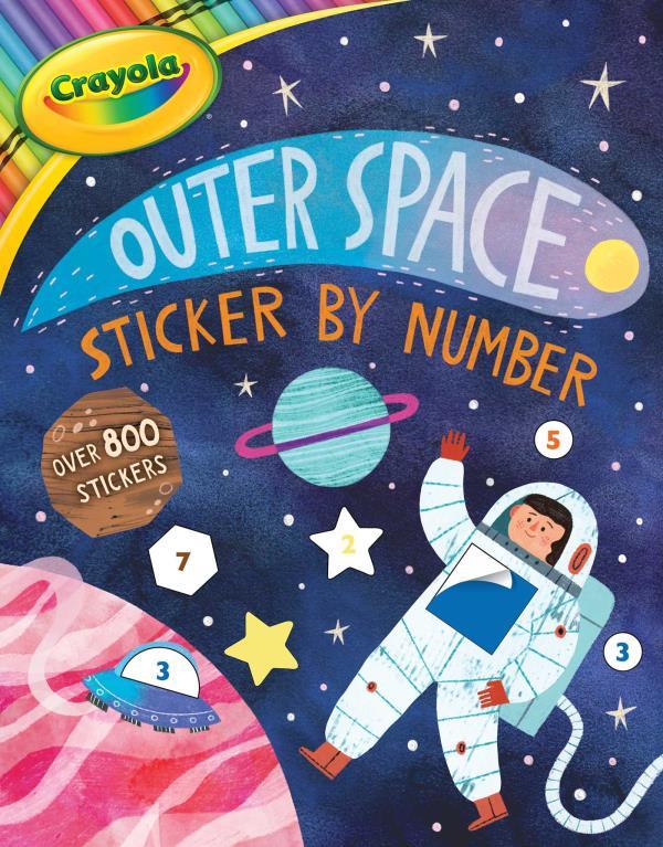 Outer Space Sticker by Number (Crayola)