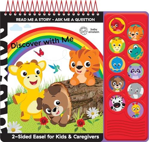 Discover With Me: 2-Sided Sound Book Easel for Kids & Caregivers (Baby Einstein)