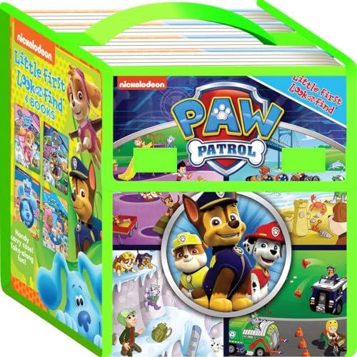 Nickelodeon: Little First Look and Find 4 Book Set (Search With Skye!/Paw Patrol/Blue's Clues & You!/Bubble Guppies)