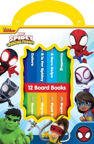 Spidey and his Amazing Friends Book Block (Disney Junior, 12 Board Book With Carry Handle)