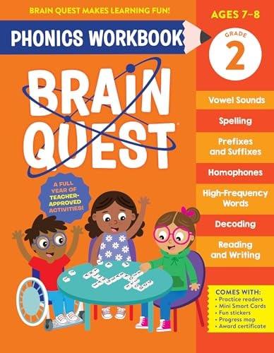 Phonics Workbook (Brain Quest, Grade 2)