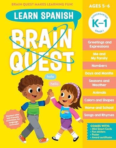 Learn Spanish K-1 Workbook (Brain Quest)