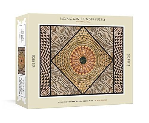 Mosaic Mind Bender 500-Piece Puzzle: An Ancient Roman Mosaic Jigsaw Puzzle & Mini-Poster