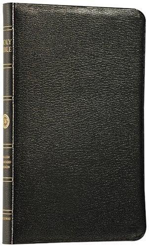 ESV Thinline Bible (Black Genuine Leather)