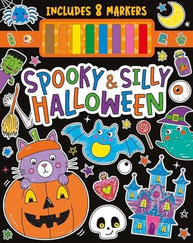 Spooky & Silly Halloween Coloring Book With 8 Markers